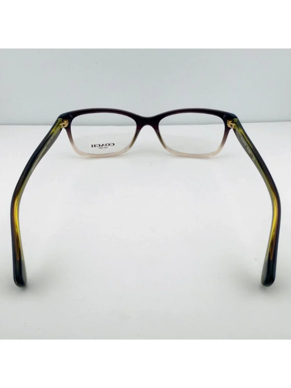 Coach HC6089 5400 Eyeglasses Frames Olive Brown Gradient 51-16-135